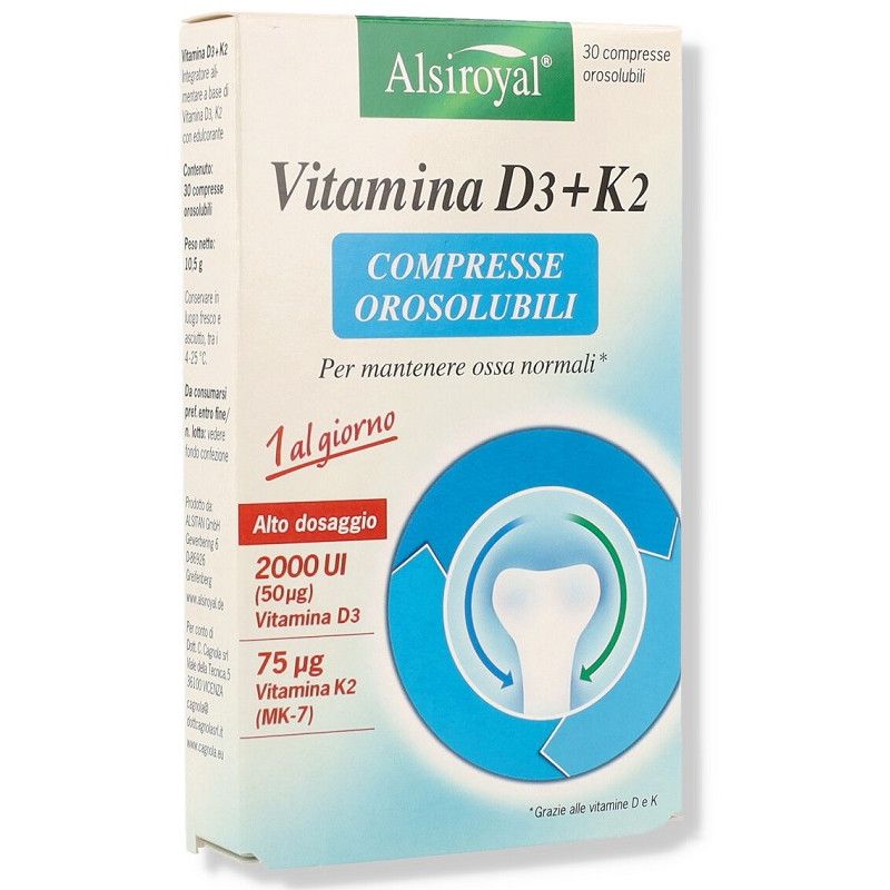 ALSIROYAL VITAMINA D3+K2 30CPR ALSITAN