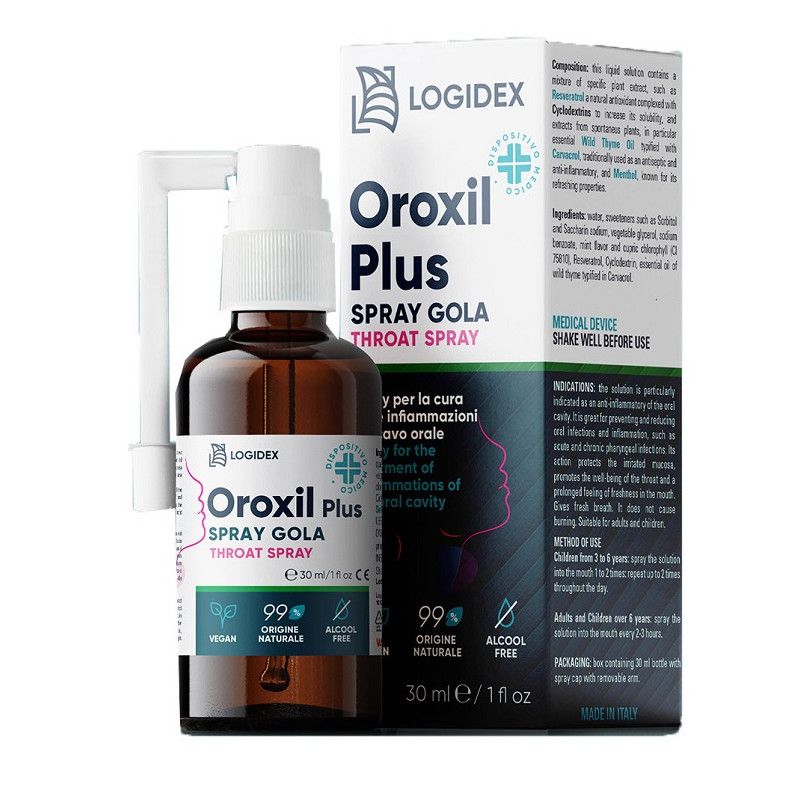 OROXIL PLUS SPRAY GOLA 50ML LOGIDEX