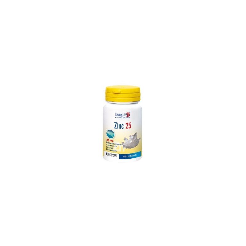 LONGLIFE ZINC 25MG 100CPR LONG LIFE