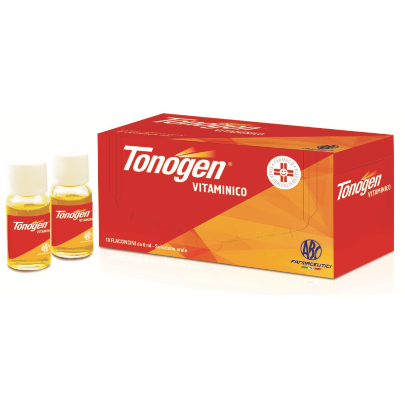 TONOGEN VIT*OS 10FL 6ML 10000 ABC FARMACEUTICI COLIFAGINA