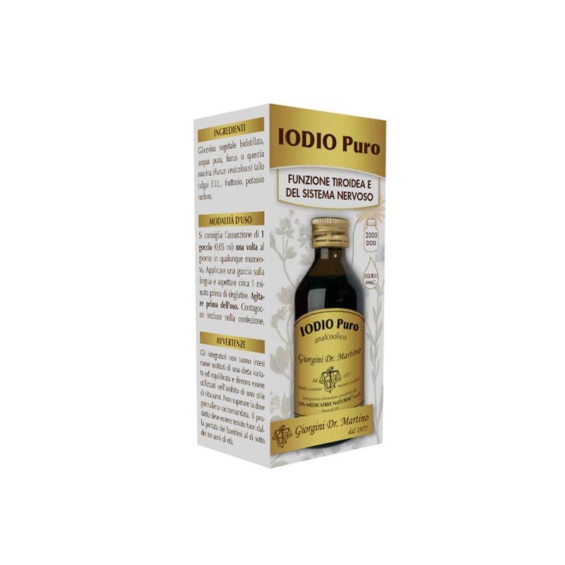 IODIO PURO ANALCOLICO 100ML GIORGINI