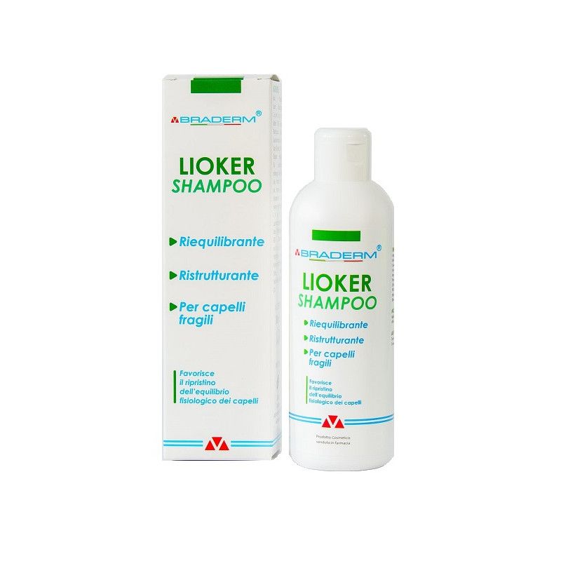 LIOKER SHAMPOO 200ML BRADERM BRADERM