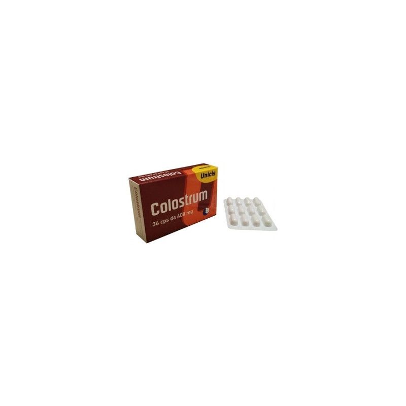 COLOSTRUM UNICIS 36CPS 400MG 