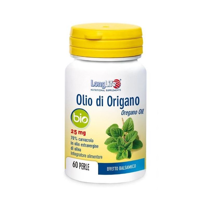 LONGLIFE OLIO ORIGANO BIO60PRL LONG LIFE