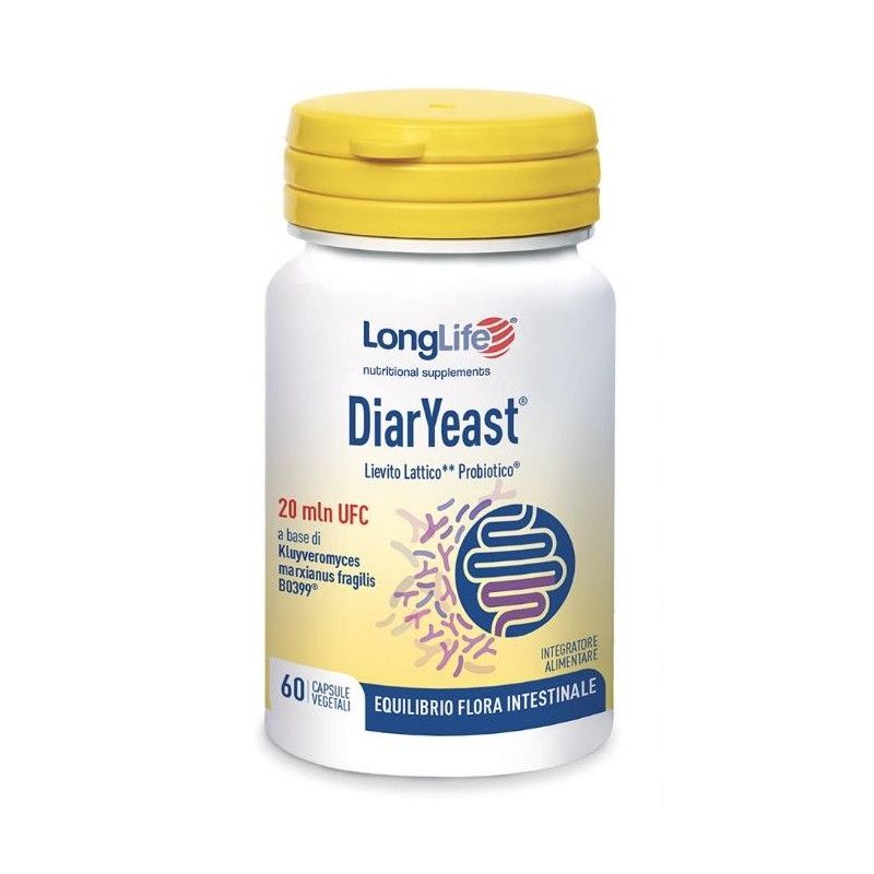 LONGLIFE DIARYEAST 60CPS VEG LONG LIFE