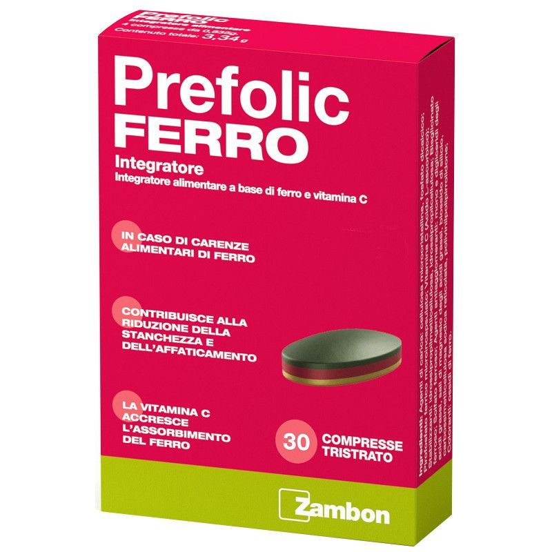 PREFOLIC FERRO 30CPR 