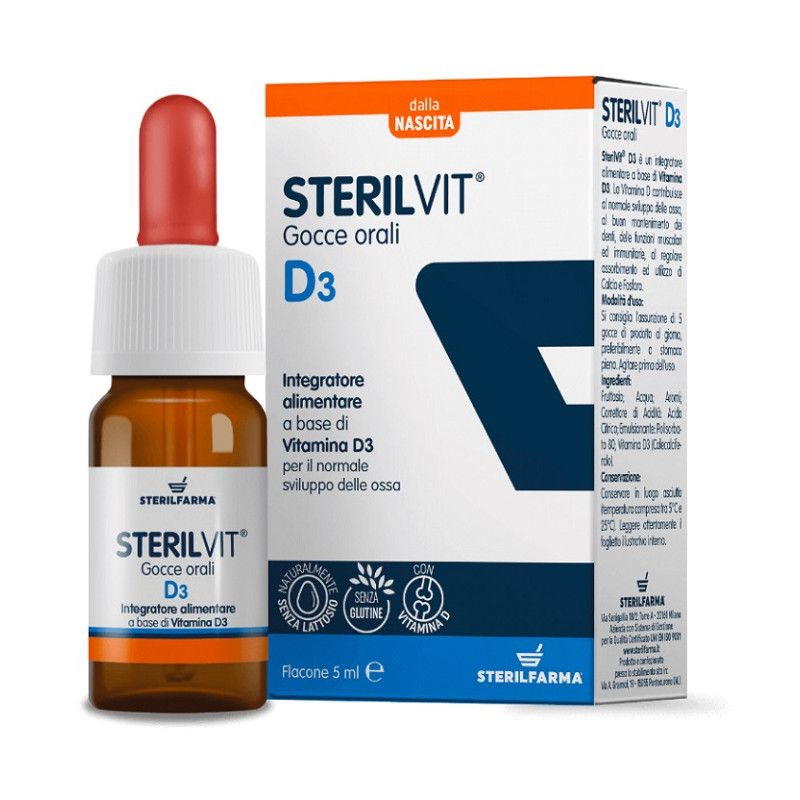 STERILVIT D3 GOCCE 5ML STERILVIT