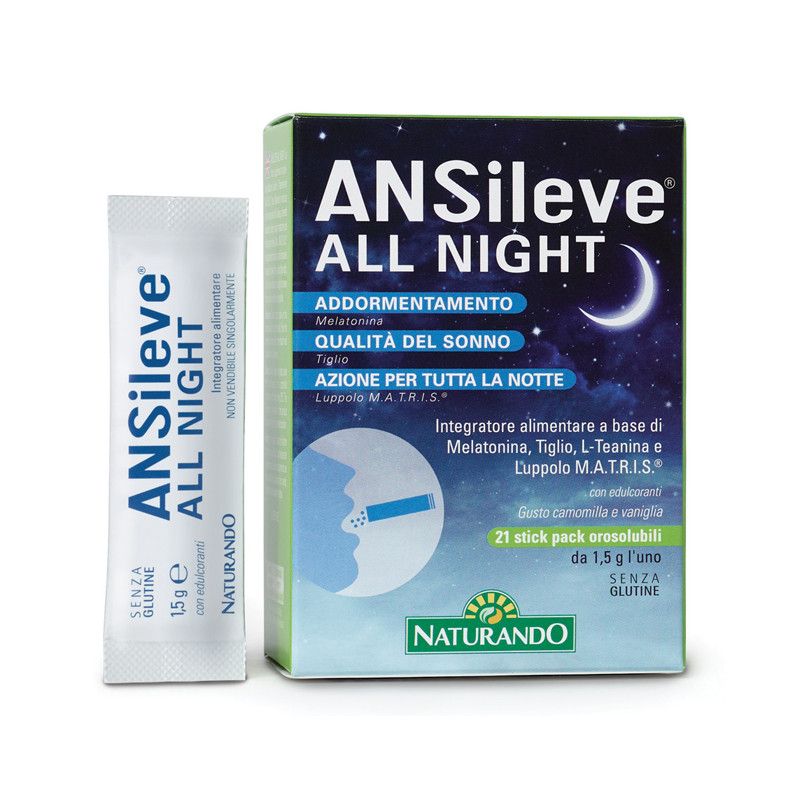 ANSILEVE ALL NIGHT 21STICK PAC NATURANDO