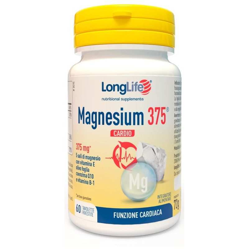 LONGLIFE MAGNESIUM 375 CARDIO LONG LIFE