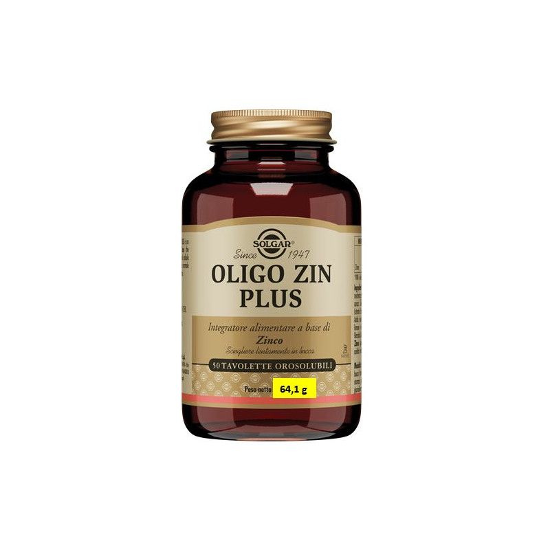 OLIGO ZIN PLUS 50TAV SOLGAR