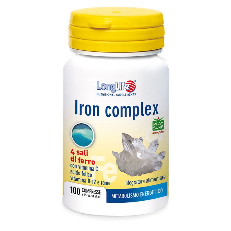 LONGLIFE IRON COMPLEX 100CPR LONG LIFE