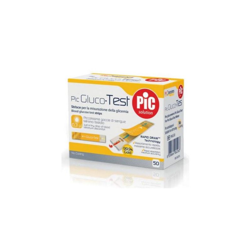 PIC STRISCE GLUCOTEST 50PZ PIC