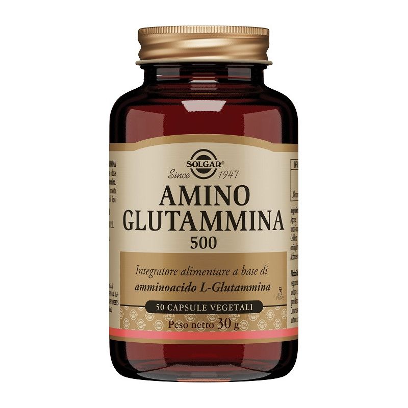 AMINO GLUTAMMINA 500 50CPS VEG SOLGAR