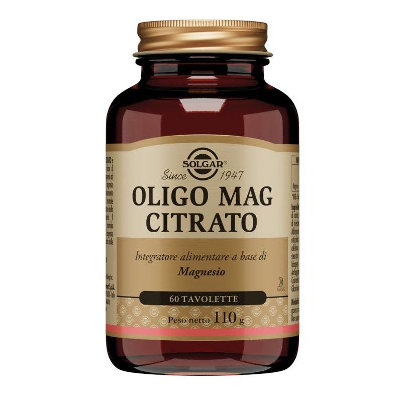 OLIGO MAG CITRATO 60TAV SOLGAR