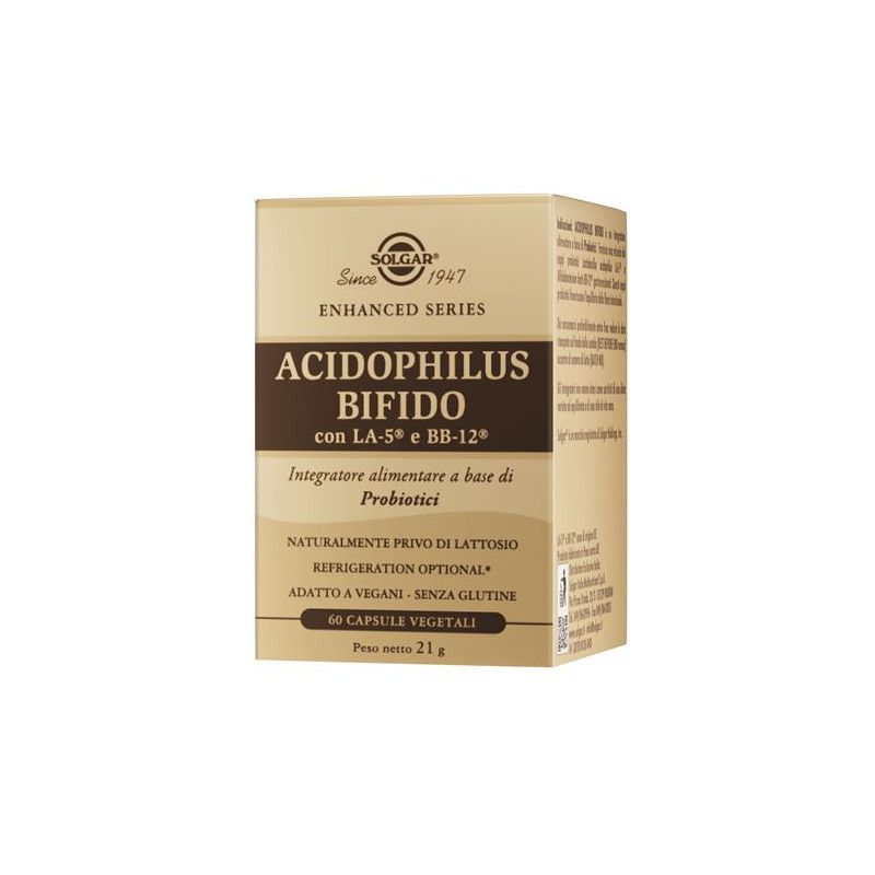 ACIDOPHILUS BIFIDO 60CPS VEG SOLGAR