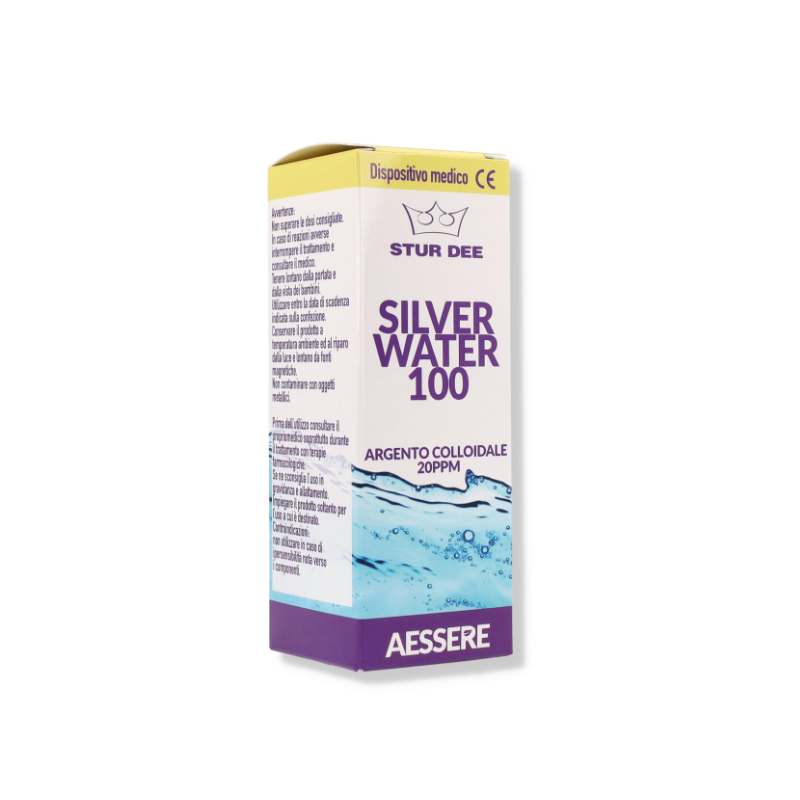 SILVER WATER ARG COLLOID 100ML AESCULAPIUS FARMACEUTICI