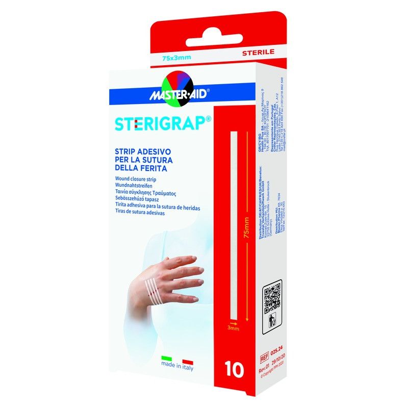 M-AID STERIGRAP STRIP AD75X3MM 