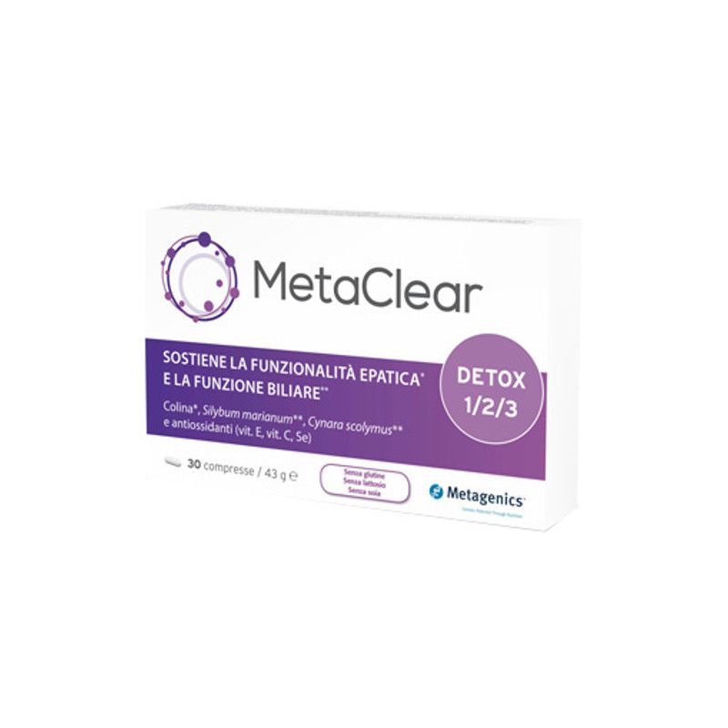 METACLEAR 30CPR METAGENICS