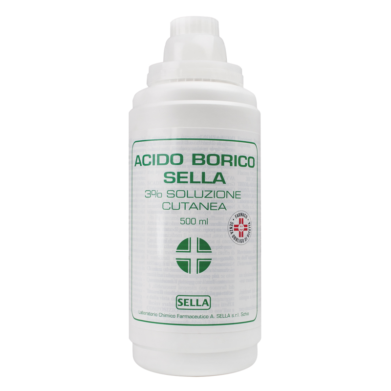 ACIDO BORICO SELLA*3% 500ML 