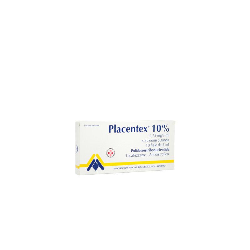 PLACENTEX*SOL CUT 10F 0,75MG 