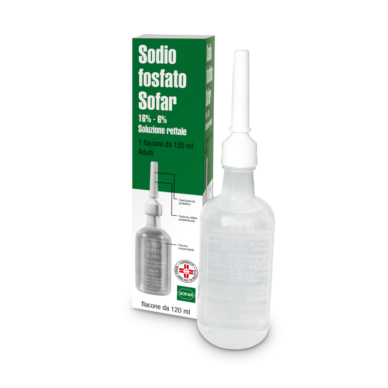 SODIO FOSFATO ALFA*RETT 120ML SOFAR BIOMAGEN