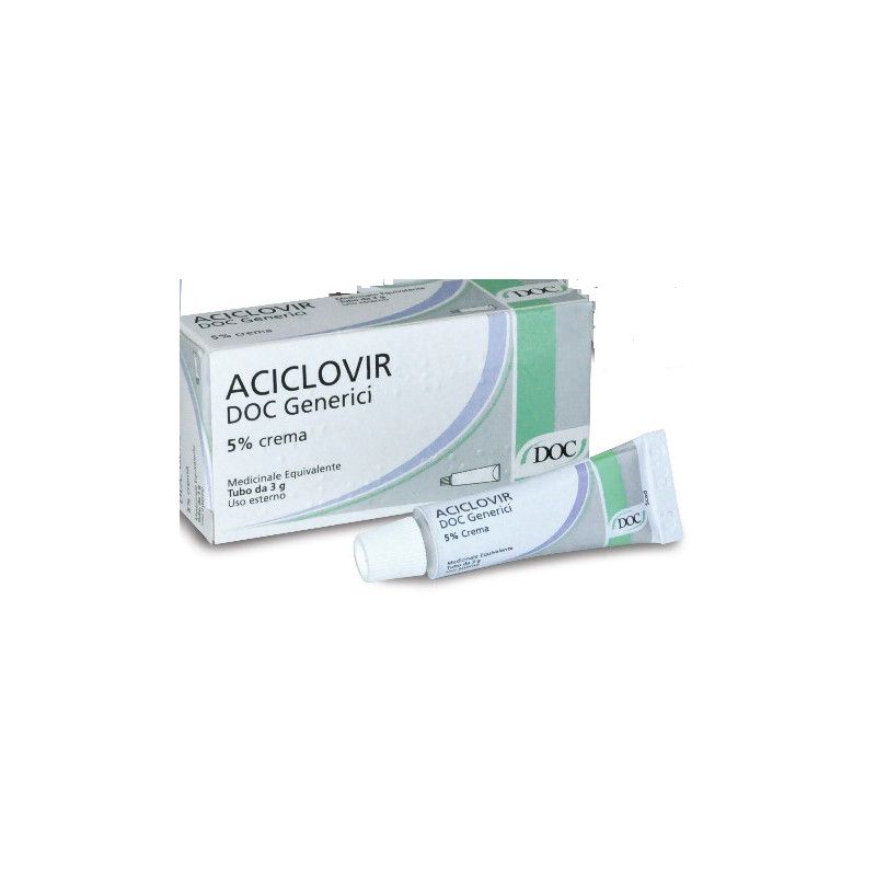 ACICLOVIR DOC*CR 3G 5% DOC GENERICI