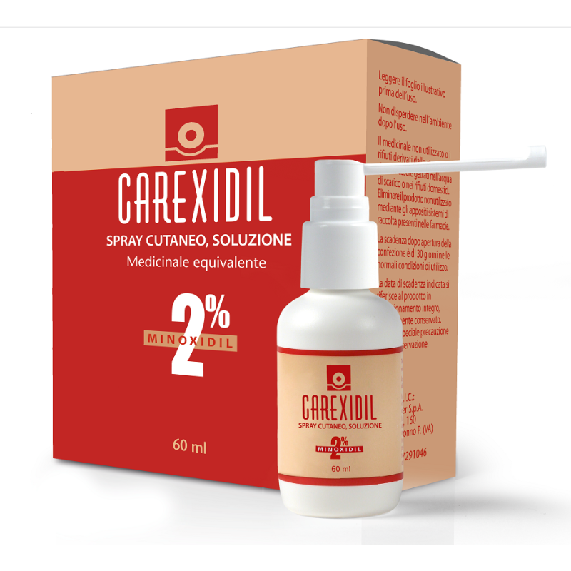 CAREXIDIL*SOLUZ CUT 60ML 2% CAREXIDIL