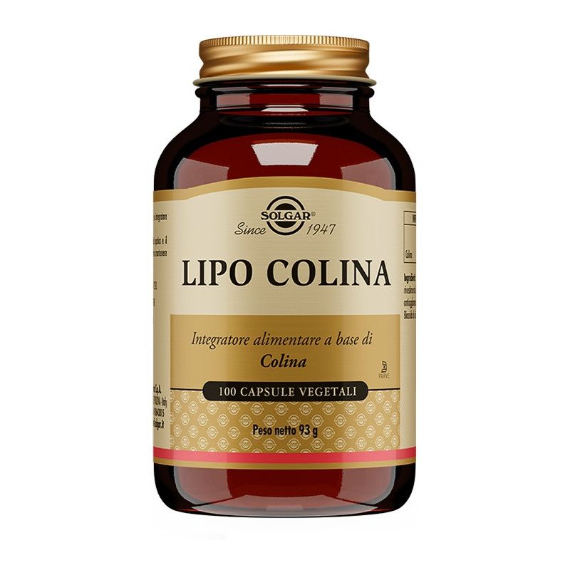 LIPO COLINA 100CPS VEGETALI SOLGAR