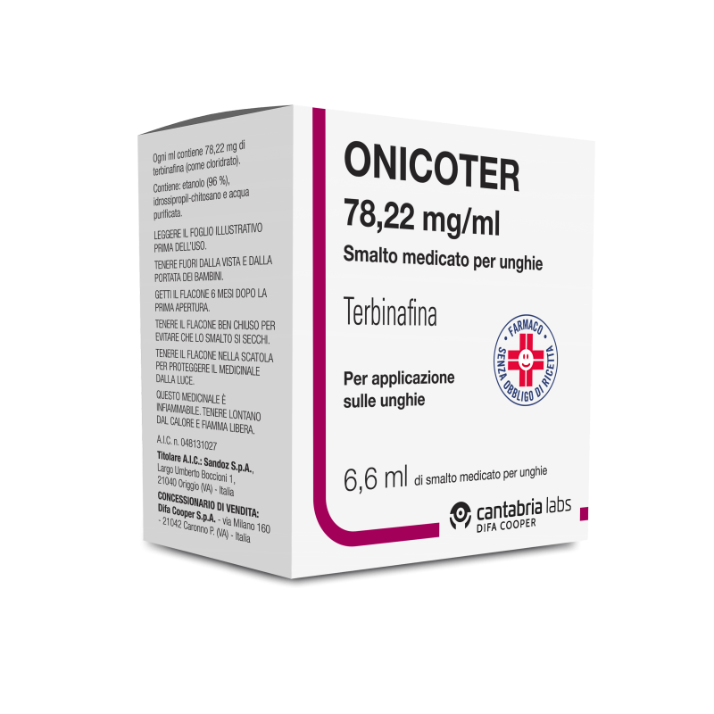 ONICOTER*SMALTO MED 1FL 6,6ML 