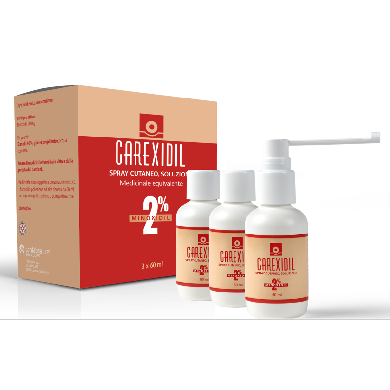 CAREXIDIL*3FL SOLUZ CUT 60ML2% 