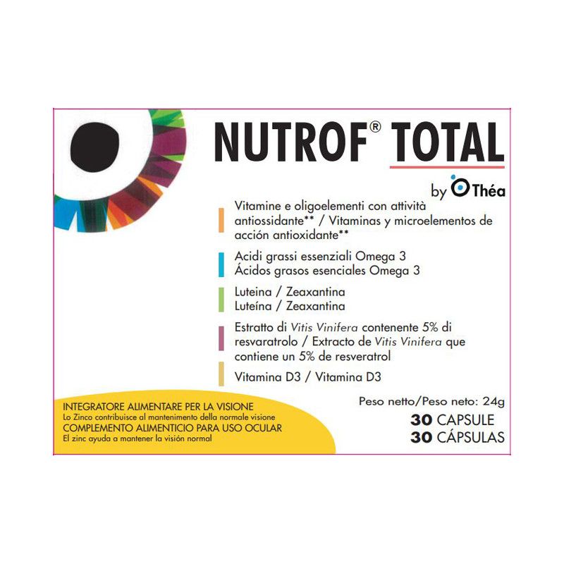 NUTROF TOTAL 30CPS 