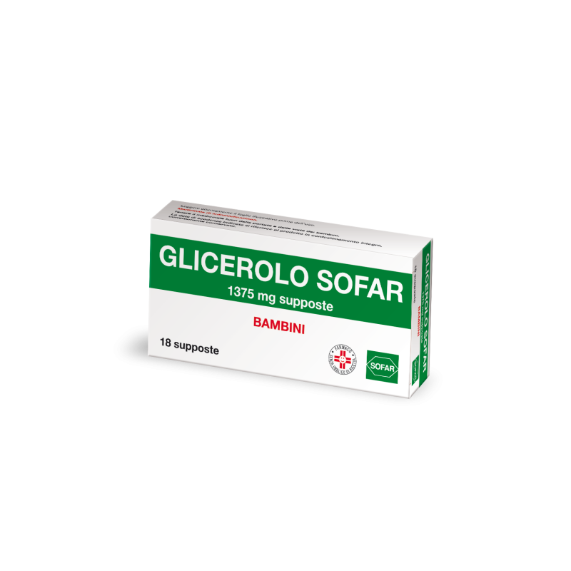 GLICEROLO ALFA*BB 18SUPP1375MG SOFAR BIOMAGEN