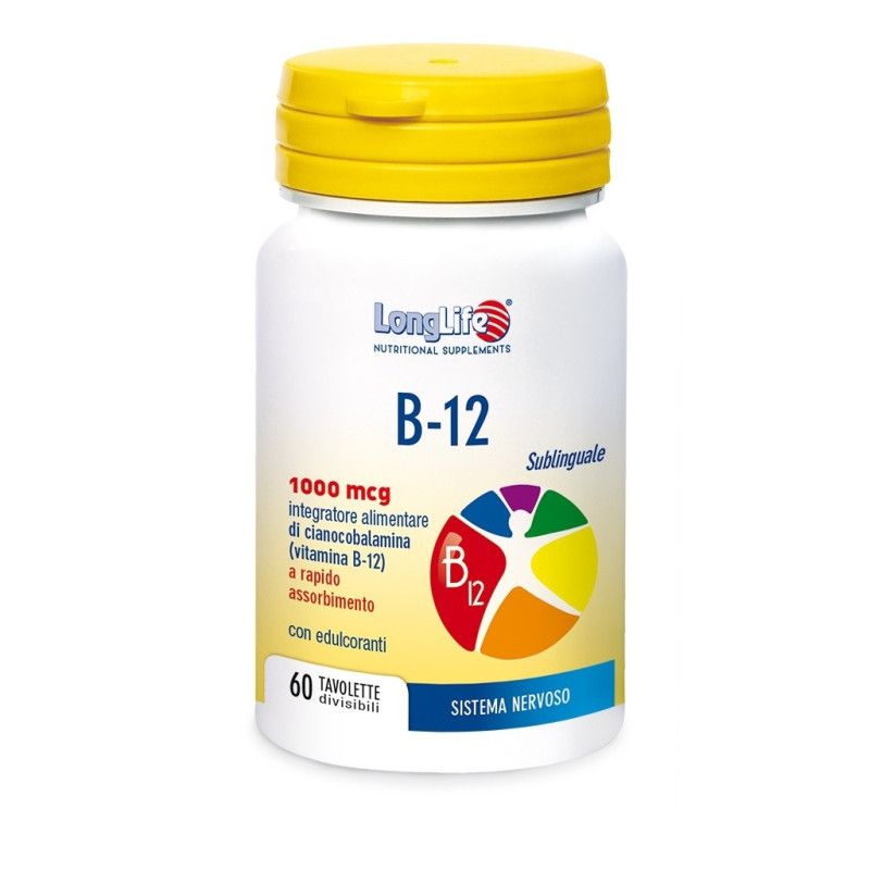 LONGLIFE B12 1000MCG 60TAV LONG LIFE