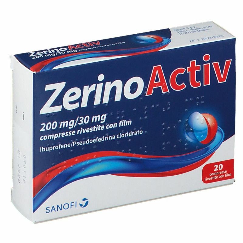 ZERINOACTIV*20CPR 200MG+30MG ZERINOL GOLA