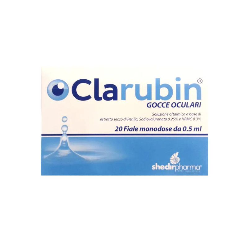 CLARUBIN GTT OCULARI 20F MONOD CLARUBIN