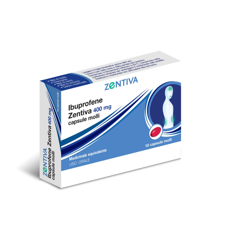 IBUPROFENE ZEN*10CPS 400MG ZENTIVA