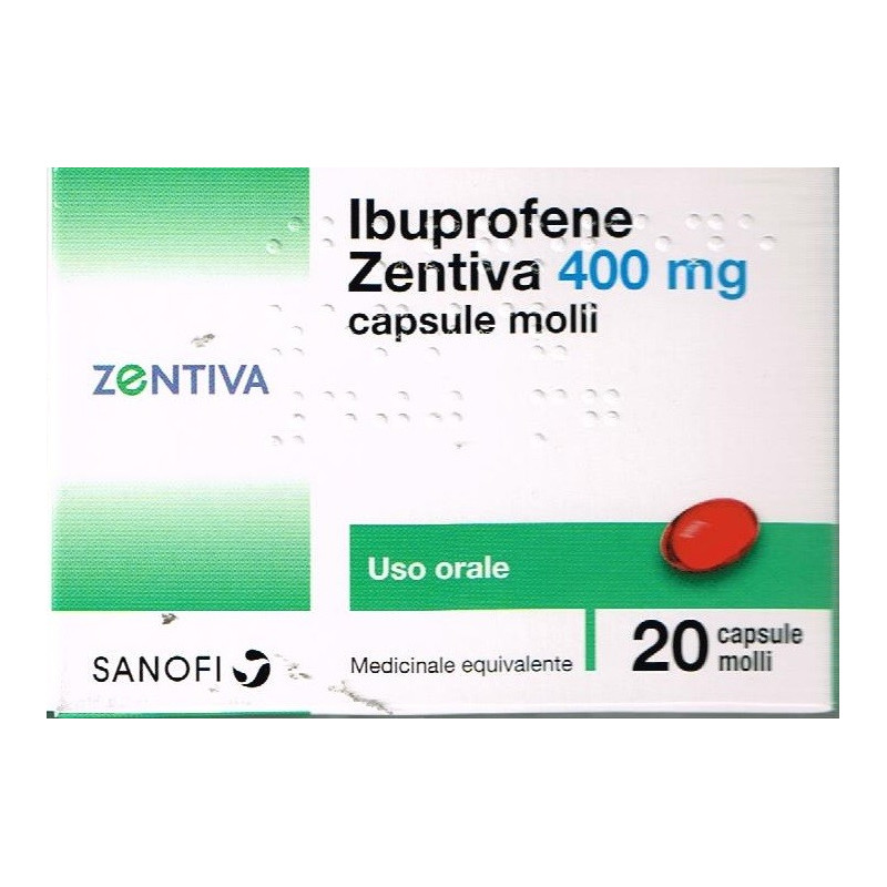 IBUPROFENE ZEN*20CPS 400MG ZENTIVA