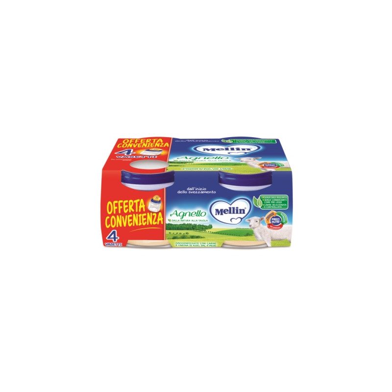 MELLIN OMOG AGNELLO 4X80G MELLIN