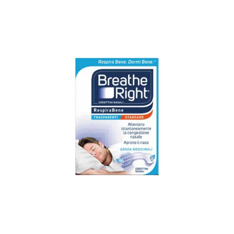 BREATHE RIGHT TRASPARENTI 30PZ 