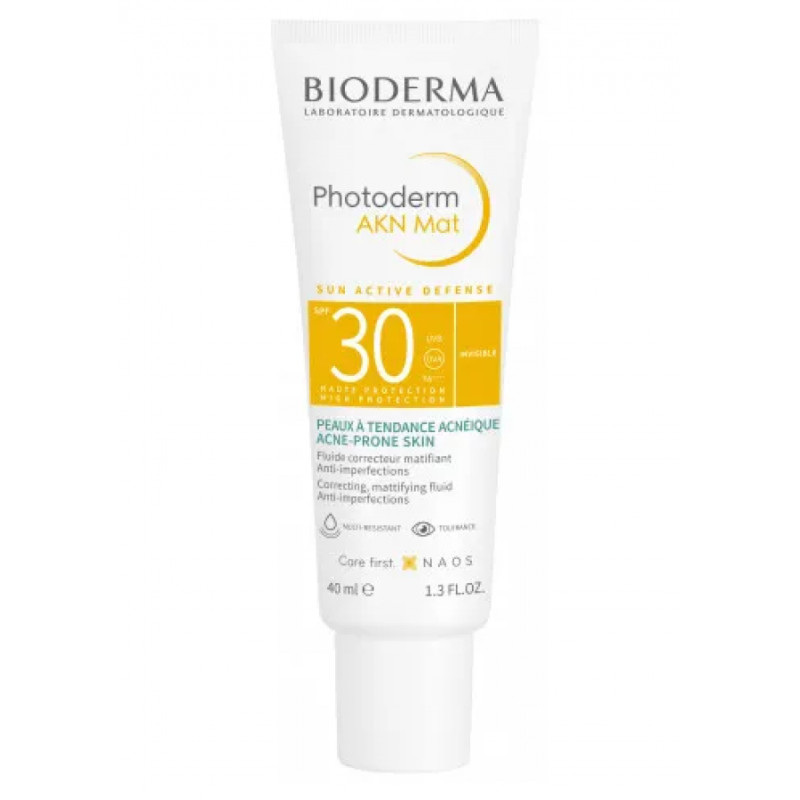 PHOTODERM AKN MAT SPF30 40ML BIODERMA ATODERM