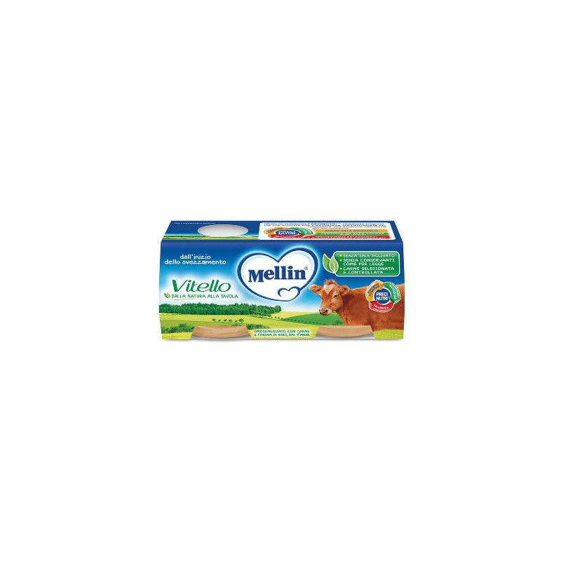 MELLIN OMOG VITELLO 2X80G MELLIN