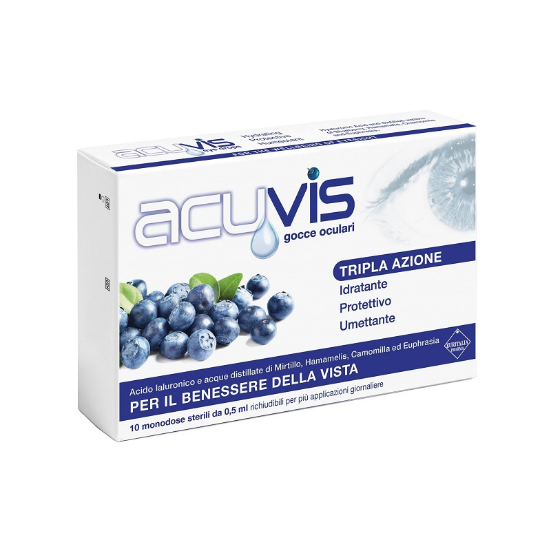 ACUVIS GOCCE OCUL 10FL 0,5ML ACUVIS