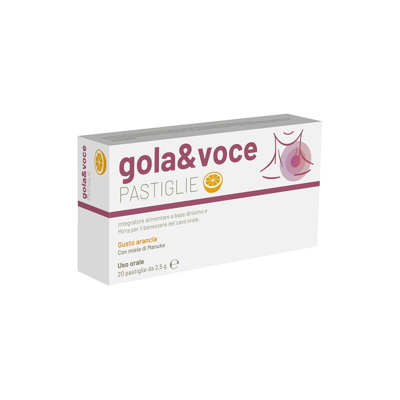 GOLA&VOCE PASTIGLIE ARANCIA50G NUTRILEYA