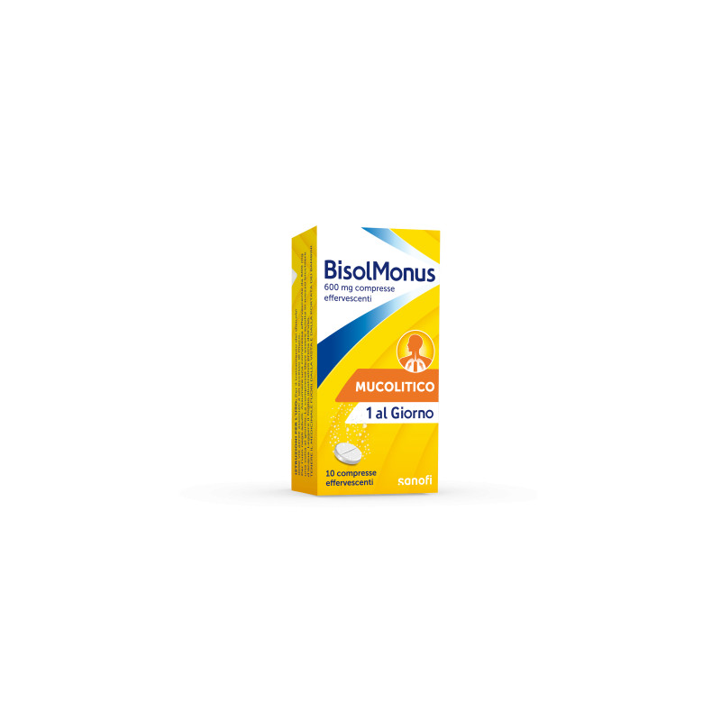 BISOLMONUS*10CPR EFF 600MG 