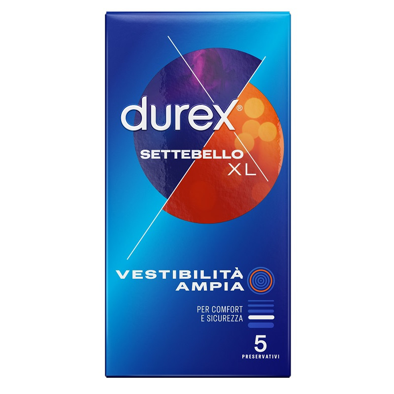 DUREX SETTEBELLO XL 5PZ DUREX