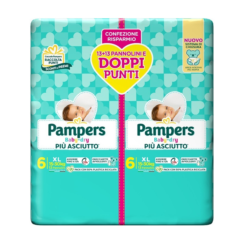 PAMPERS BD DUO DOWNCOUNT XL26P PAMPERS BABY-DRY