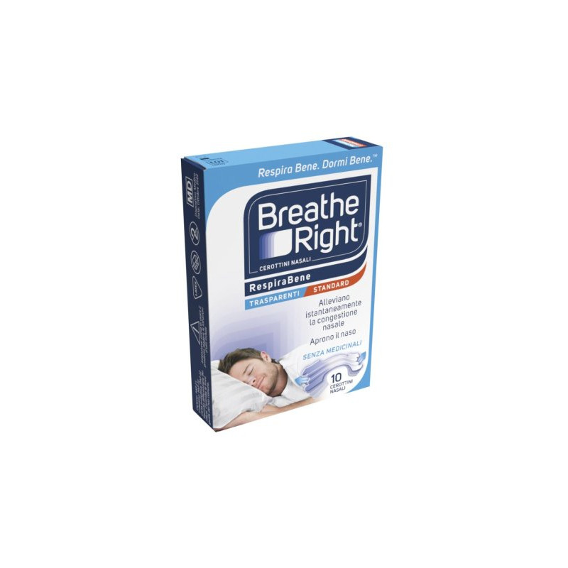 BREATHE RIGHT TRASPARENTI 10PZ 