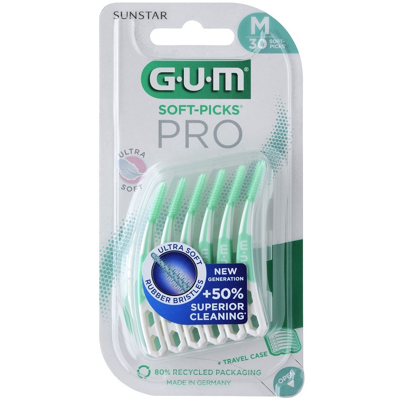 GUM SOFT PICK PRO MEDIUM 30PZ GUM