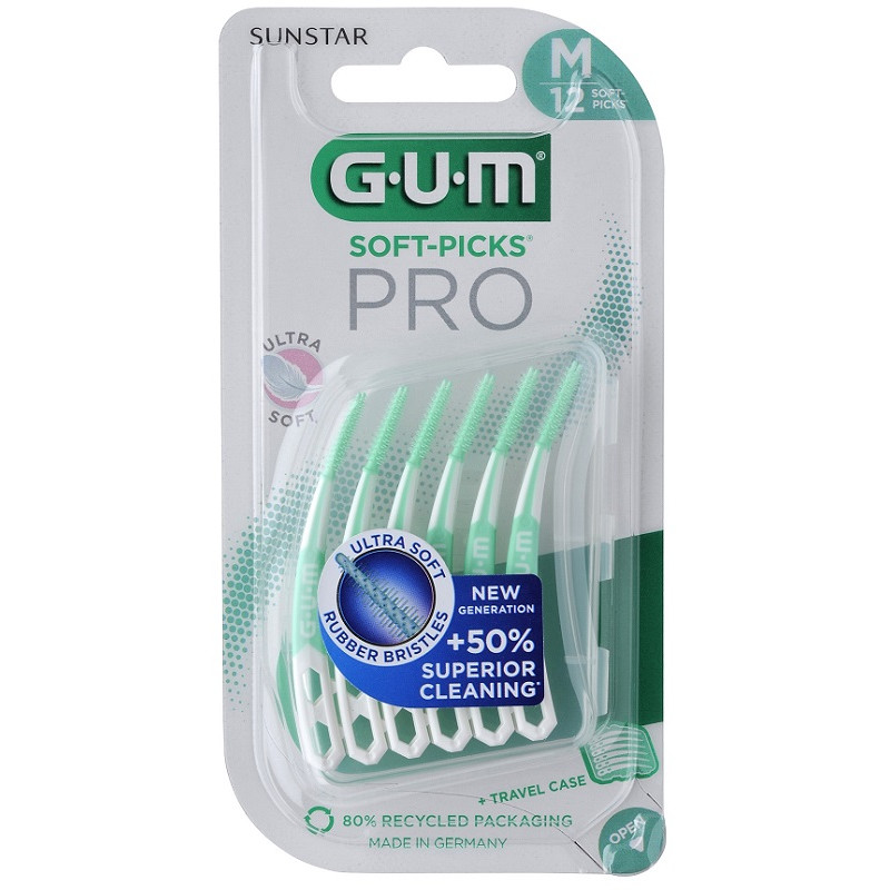 GUM SOFT PICK PRO MEDIUM 12PZ GUM