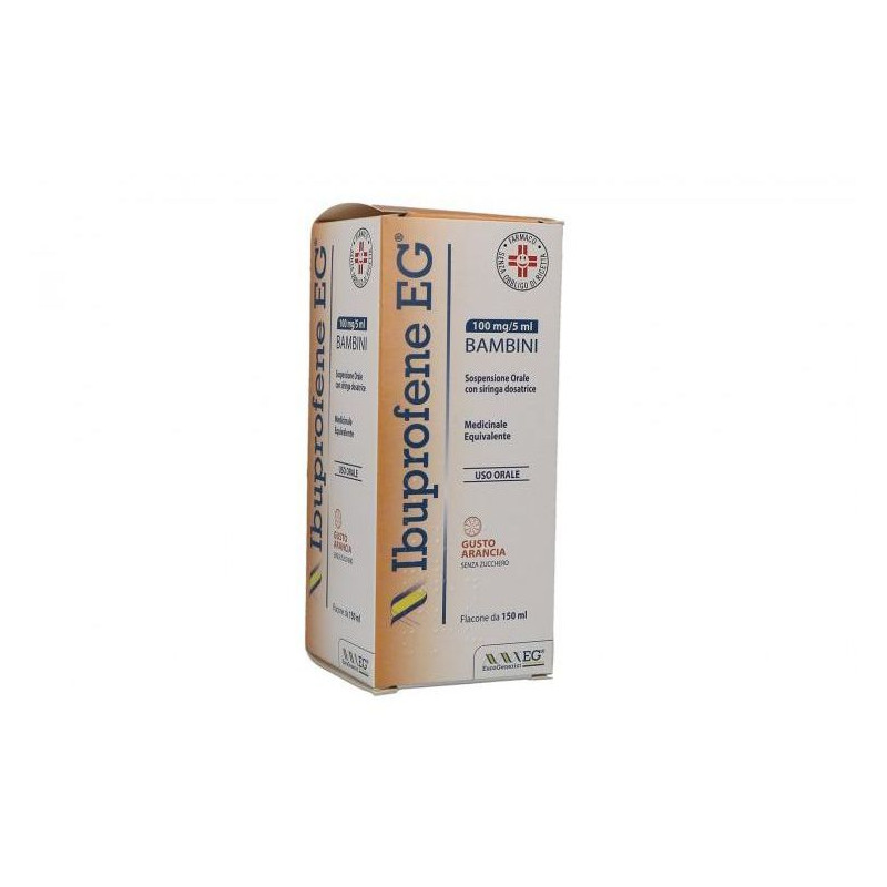 IBUPROFENE EG*BB 150ML ARANCIA 